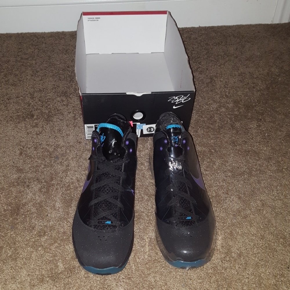 Nike Lebron VII 7 size 10.5 Summit Lake Hornets - Picture 3 of 6